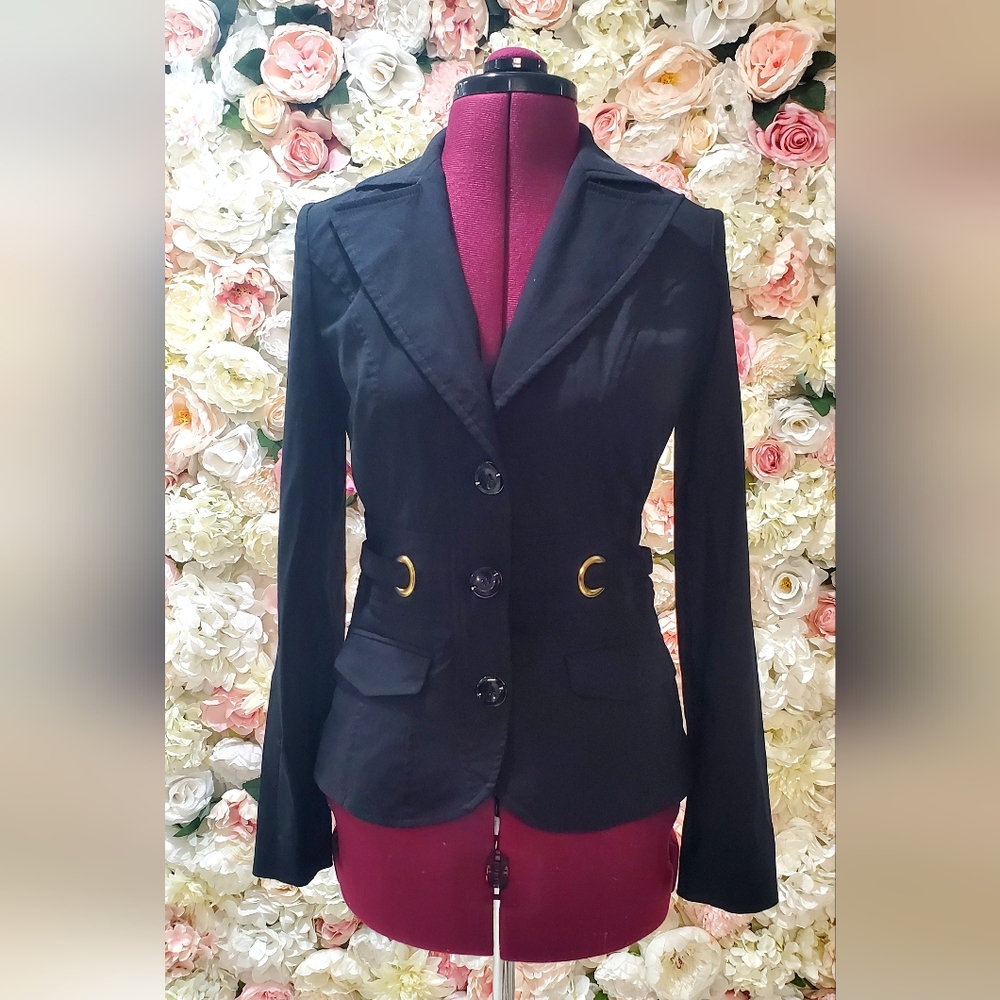 Bisou Black Blazer Jacket | Size: XS | Long sleeve